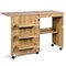 Folding Sewing Craft Table Shelf Storage Cabinet Perfect for Home Furniture